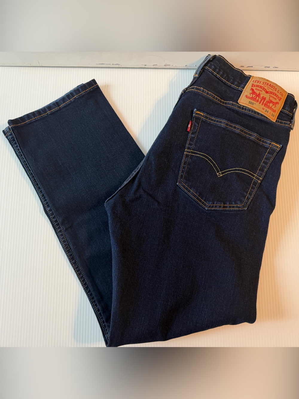 Levi's Dark Indigo Straight Leg Jeans